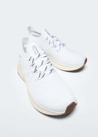 MANGO Sneakers 'Laguna' in White
