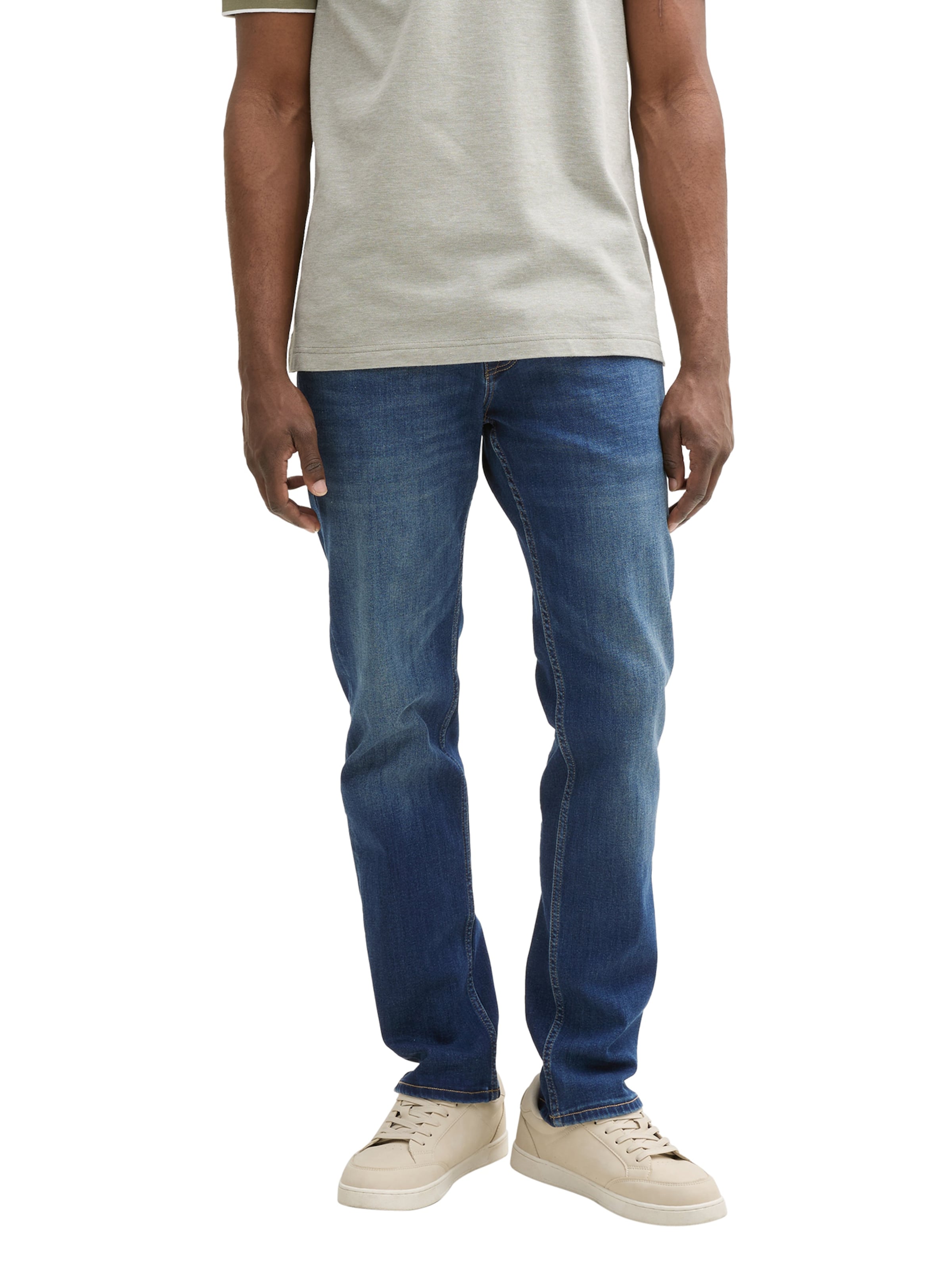 TOM TAILOR DENIM Regular Jeans 'Aedan' i blå: framsida