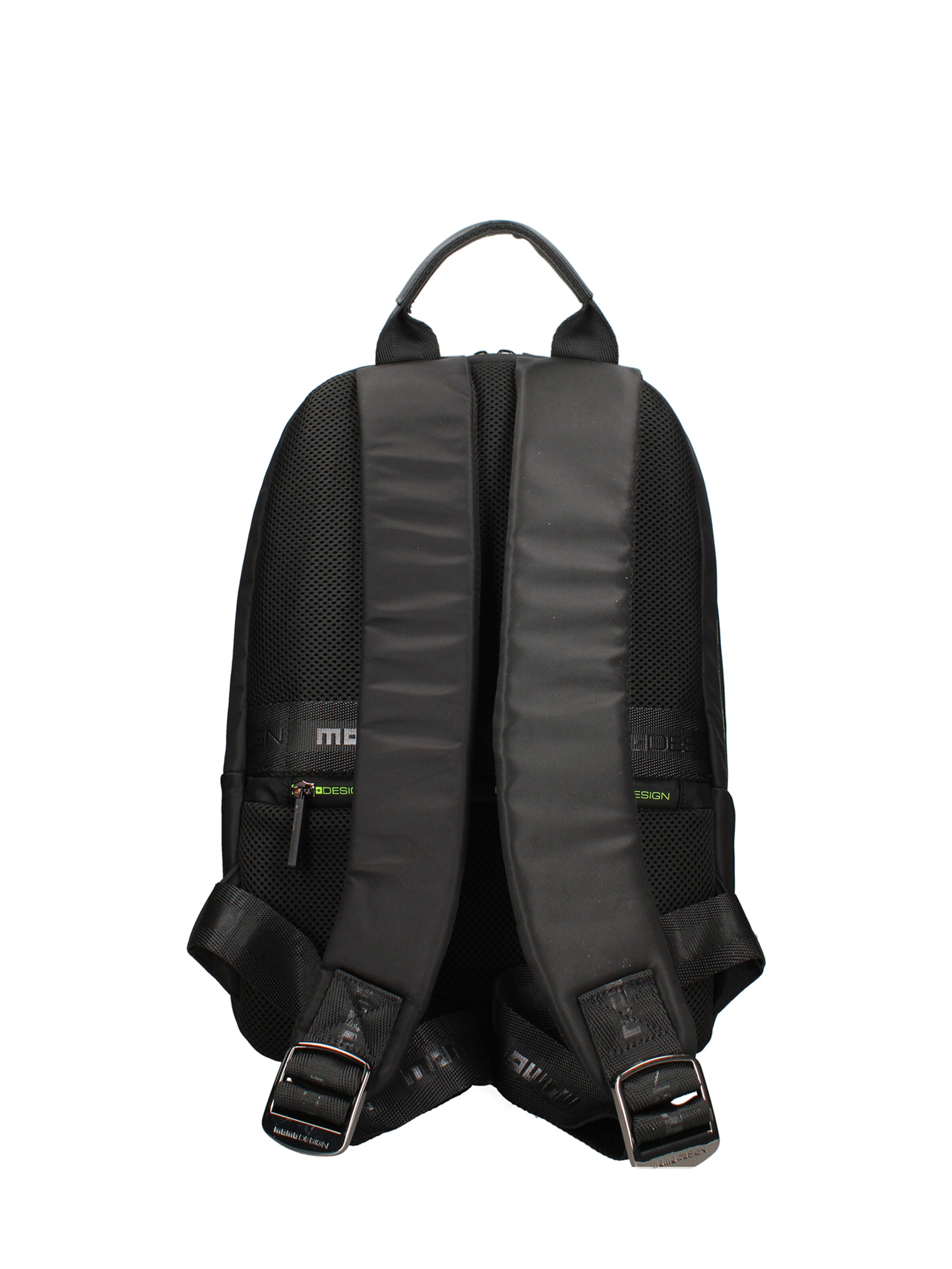Zaino 'Zaino Momo Design Chiusura Zip Tasche Manico Nylon 29x36x16 cm' di Momo Design in nero