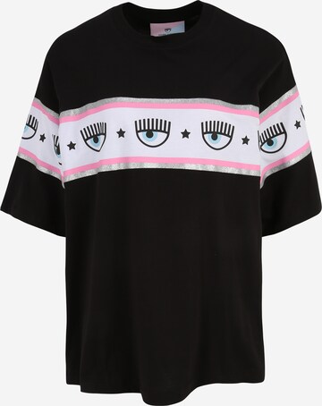 T-shirt Chiara Ferragni en noir : devant