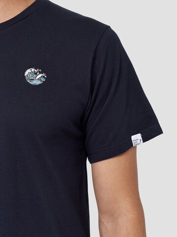 T-Shirt 'Welle' Mikon en bleu