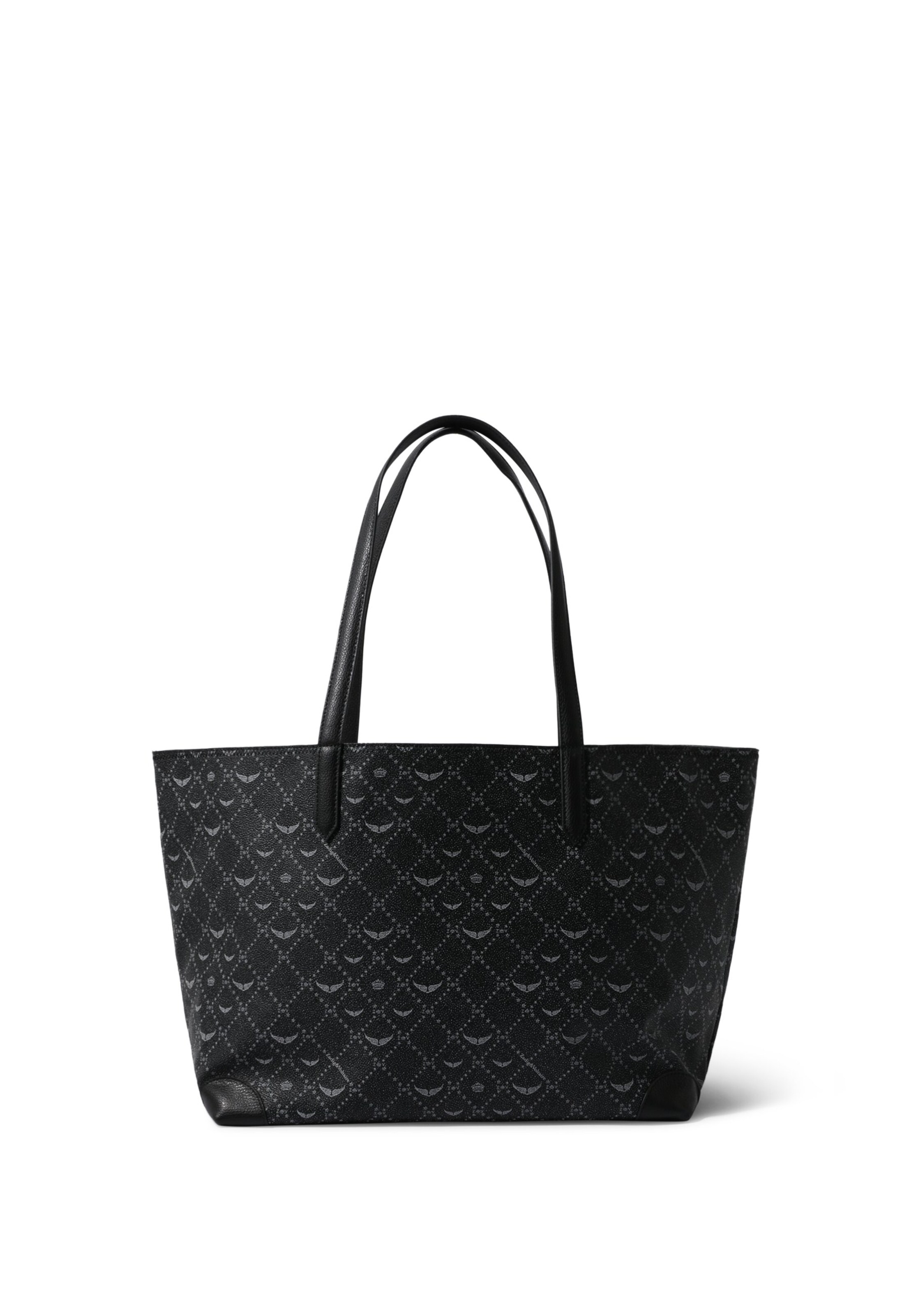 Zadig & Voltaire Shopper táska - fekete: elől