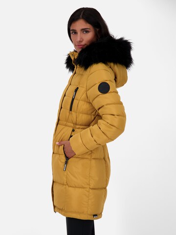 Manteau d’hiver 'NicolaAK' Alife and Kickin en jaune