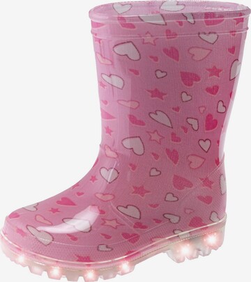 CHICCO Rubber Boots 'Walk' in Pink: front