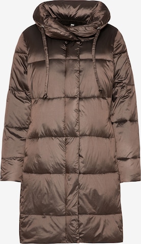 Soccx Winter Coat in Brown: front