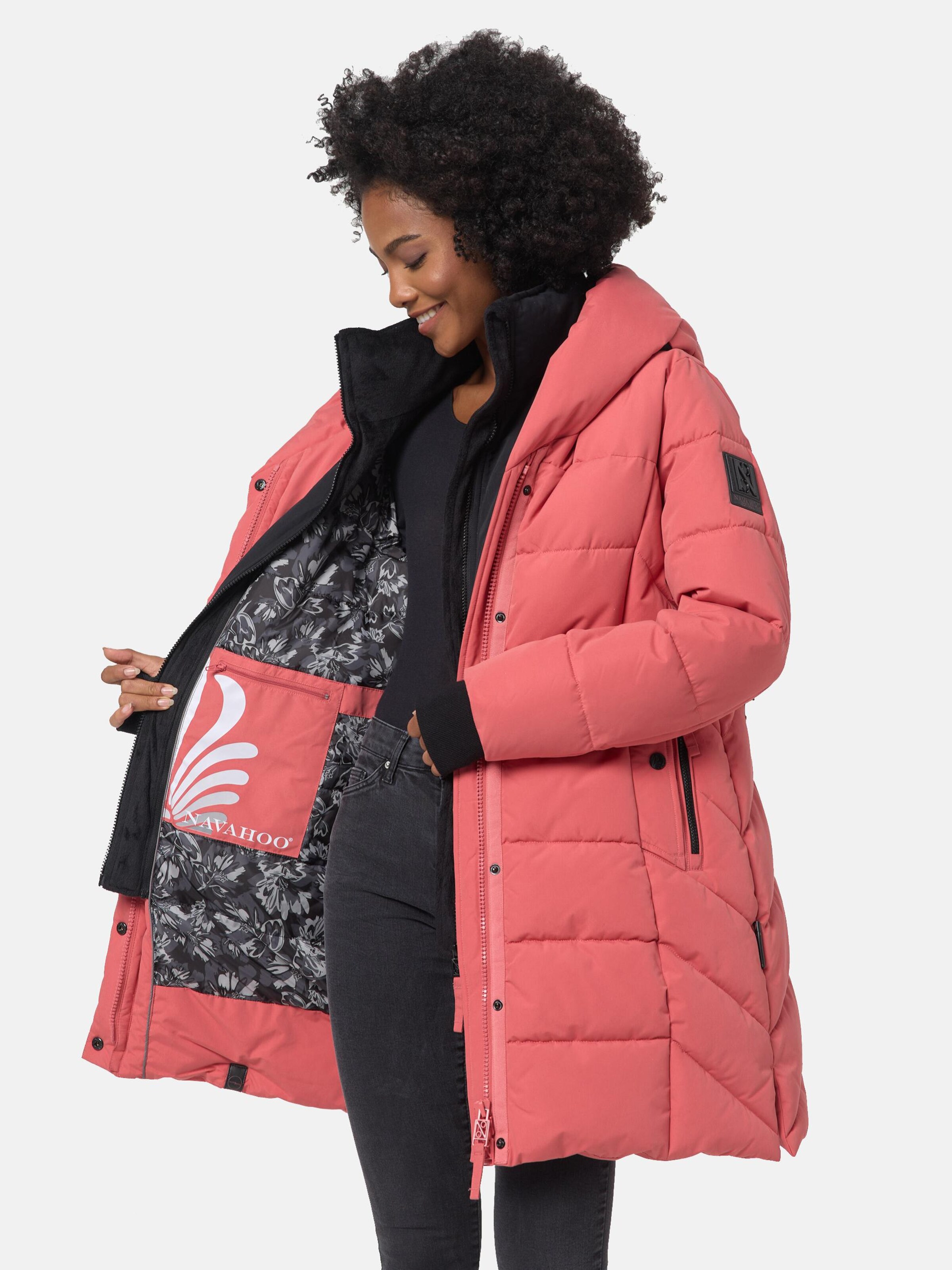 Manteau rose clair hot sale