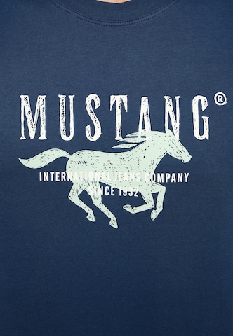 MUSTANG T-Shirt 'Austin' in Blau