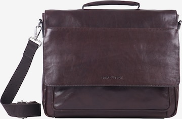 STRELLSON Aktentasche 'Kenley Jim' in Braun: Vorderseite