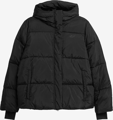 4F Weatherproof jacket in Black: front