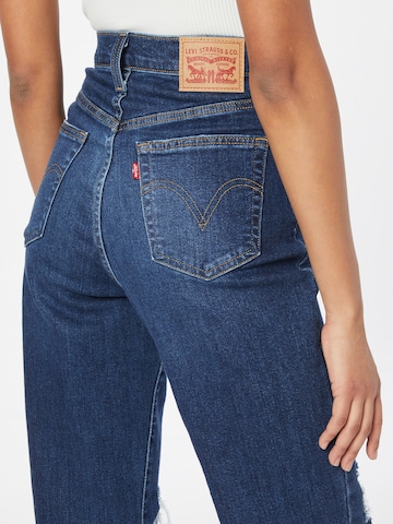 LEVI'S ® Zwężany krój Jeansy 'High Waisted Mom Jean' w kolorze niebieski