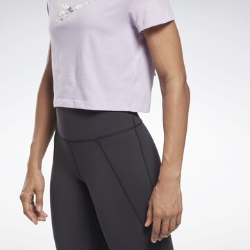 Reebok - Camisa funcionais em roxo