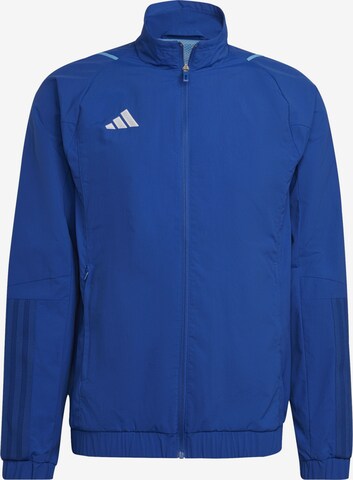 ADIDAS PERFORMANCE Athletic Jacket 'Tiro 23' in Blue: front