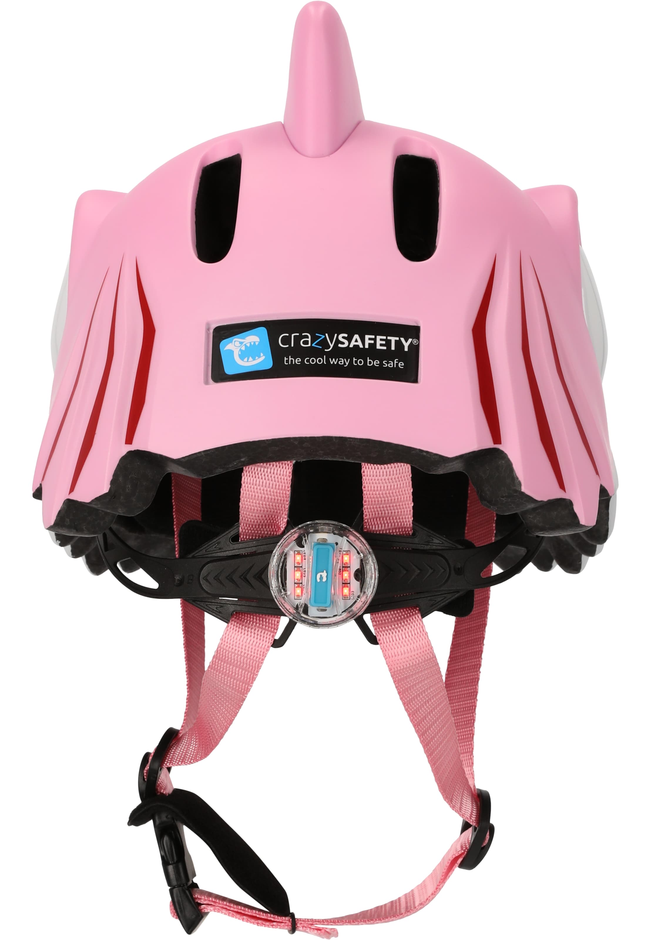 Crazy Safety Helmet 'Shark' in Pink