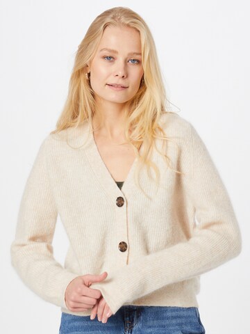 CATWALK JUNKIE Gebreid vest 'HARLEY' in Beige: voorkant