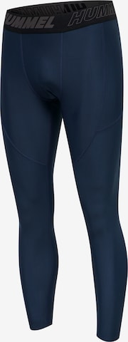 Hummel Skinny Sports trousers 'Topaz' in Blue