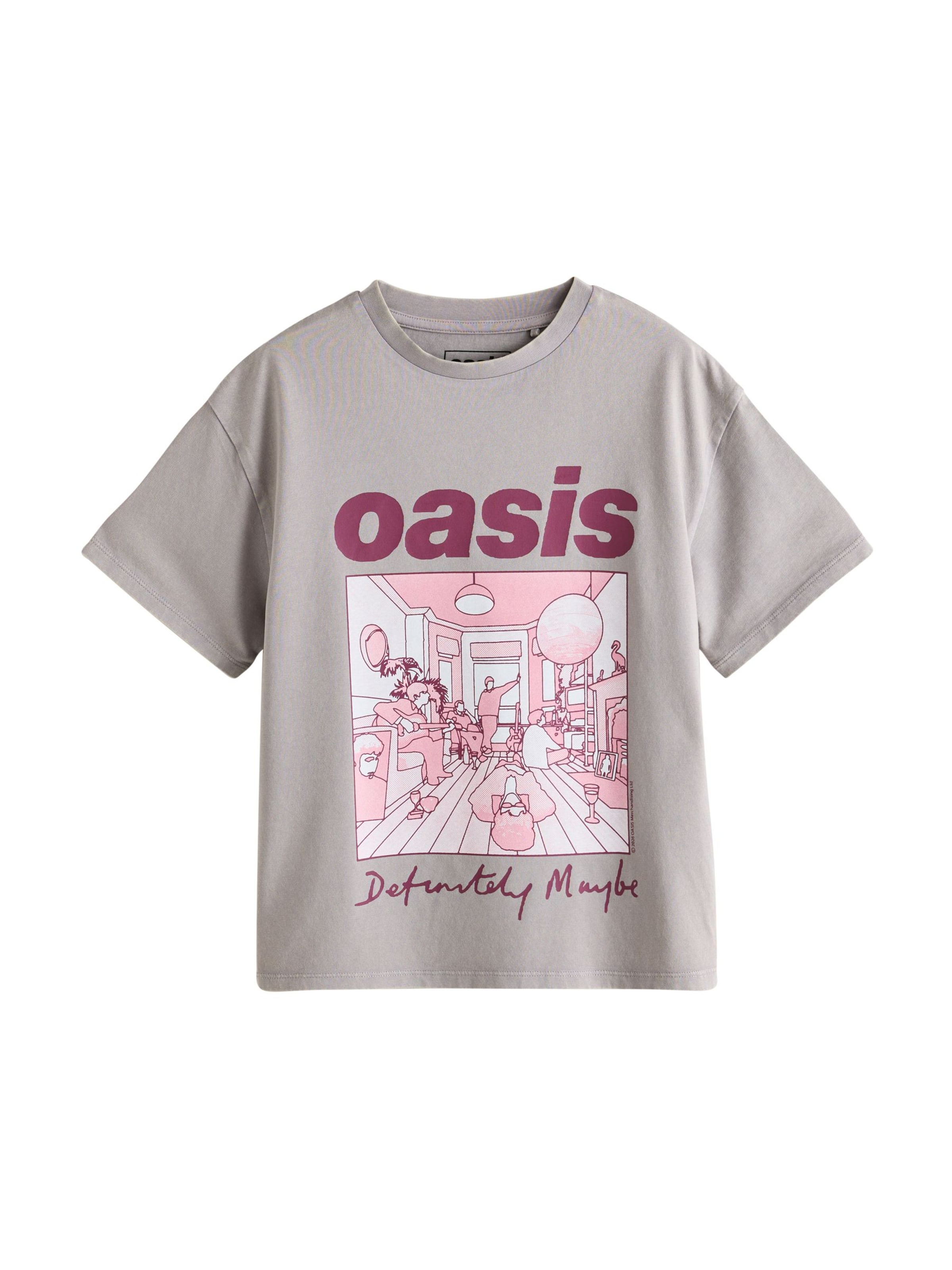 T-Shirt 'Oasis' Next en gris : devant