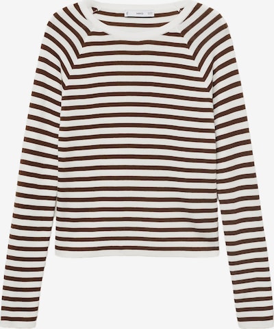 MANGO Pulover 'BASIKINA' u svijetlobež / smeđa, Pregled proizvoda