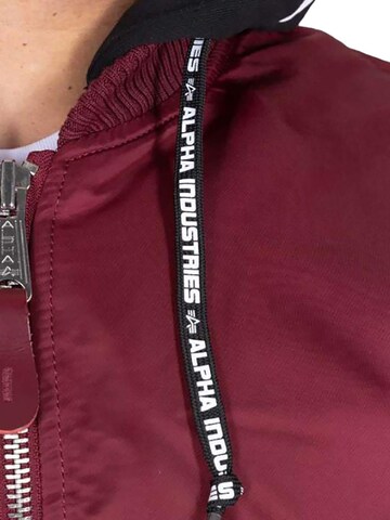 ALPHA INDUSTRIES Between-Season Jacket 'MA-1 ZHP' in Red
