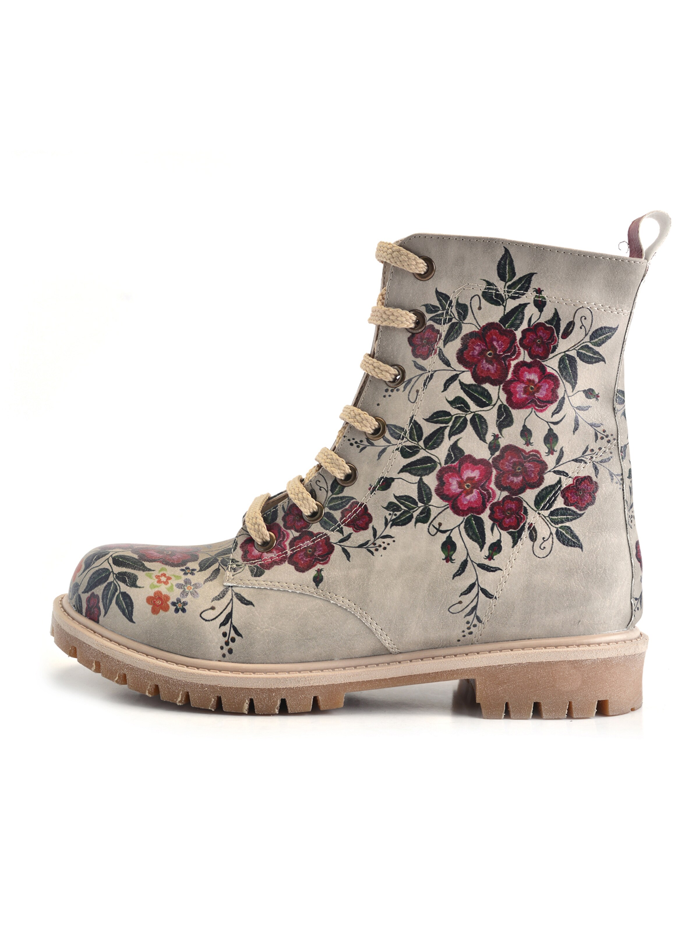 Stivale stringato 'Women's shoes Goby Ankle boots TMB1046' di Goby in beige