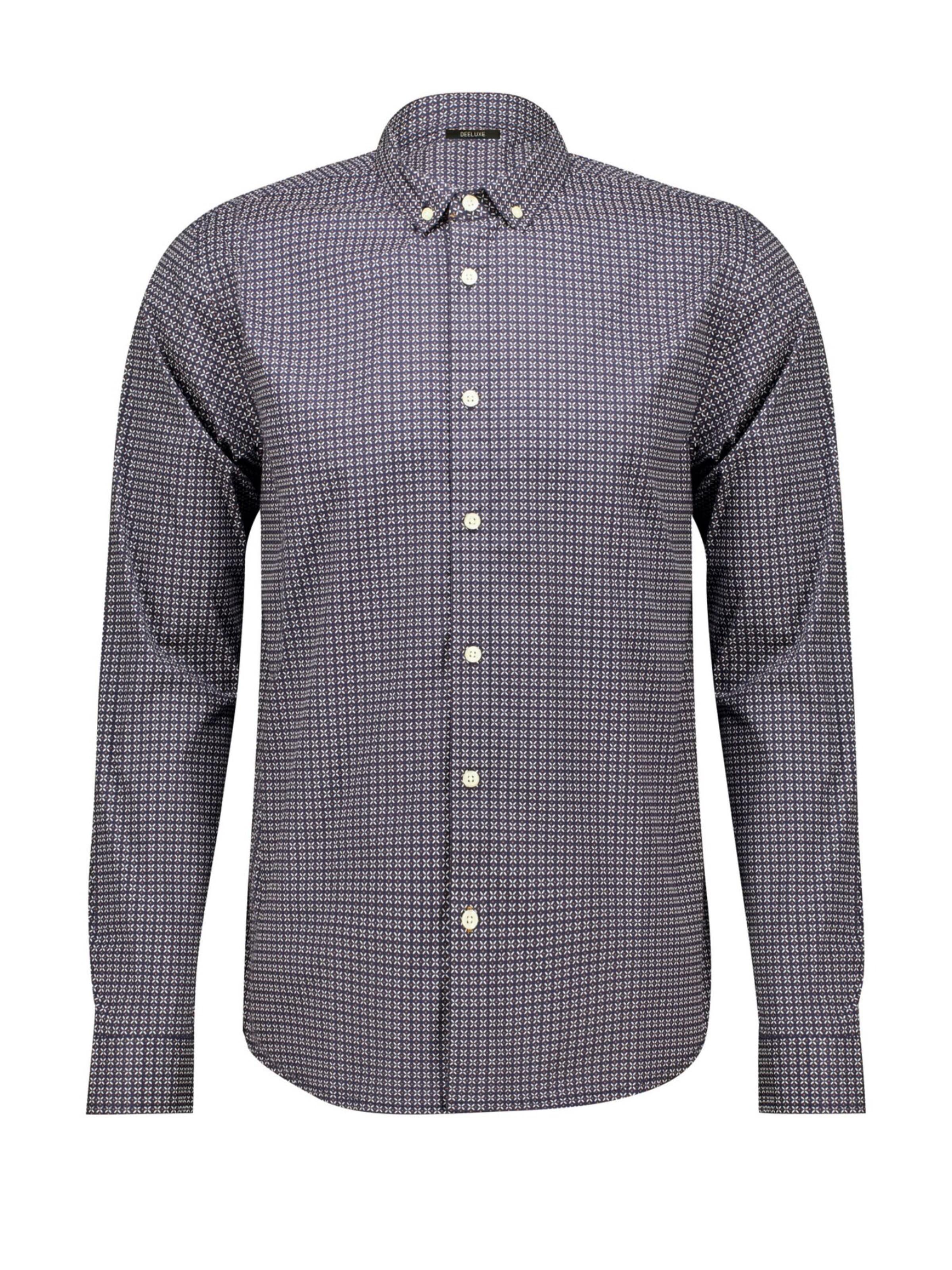 Deeluxe Overhemd in Blauw: voorkant