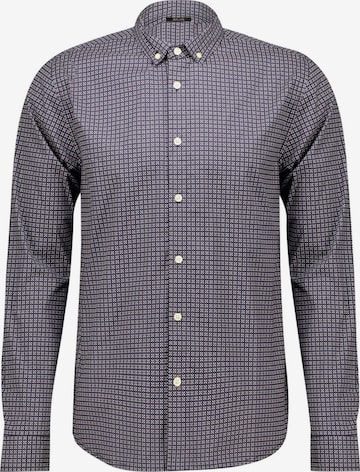 Deeluxe Overhemd in Blauw: voorkant