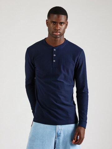 TOM TAILOR DENIM Shirt in Blue: front