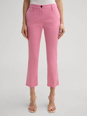 JOOP! Regular Trousers 'Pura' in Pink: front