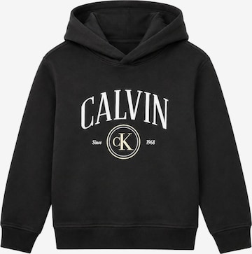 Calvin Klein Kids Sweatshirt in Zwart: voorkant