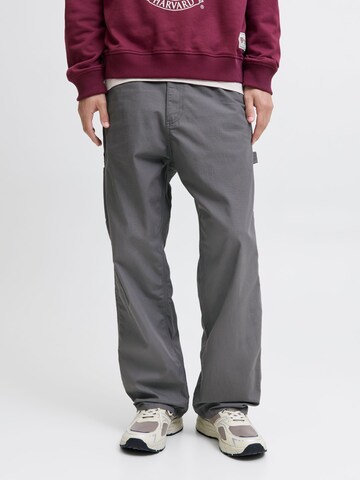 JACK & JONES Loose fit Trousers 'JPSTAlex' in Grey: front