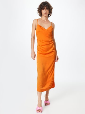 RECC Šaty 'MAG' – oranžová: přední strana