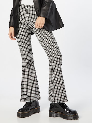 Pimkie Flared Trousers 'VIRGINIE' in Black: front