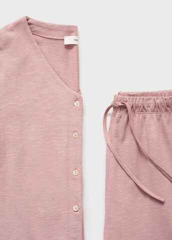 MANGO TEEN Schlafanzug 'Nieve' in Pink