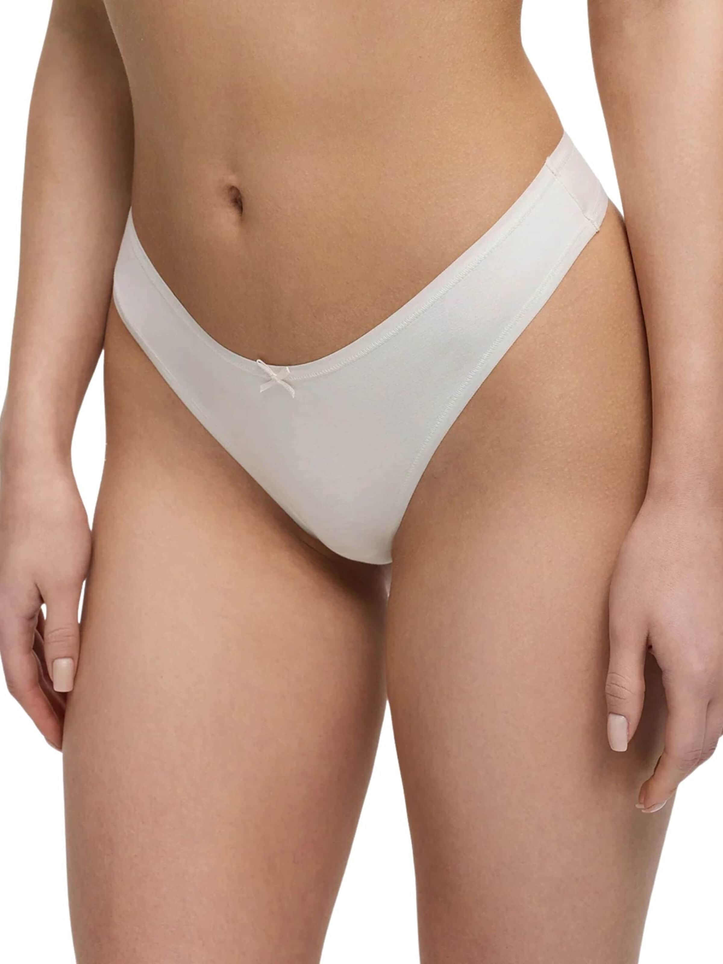cfab (formerly creamy fabrics) Trosa 'Basic Cotton Slip' i vit