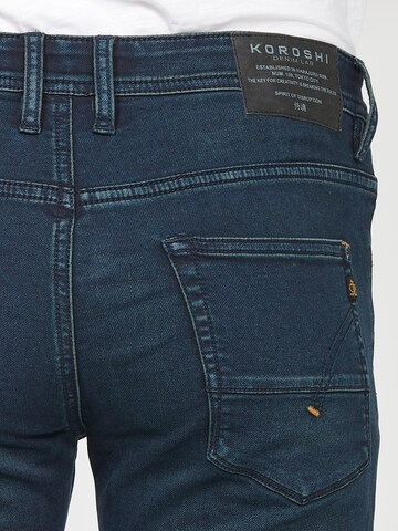 KOROSHI Slimfit Jeans in Blau