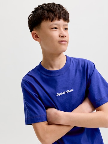 Jack & Jones Junior Shirts 'JORNORREBRO' i blå