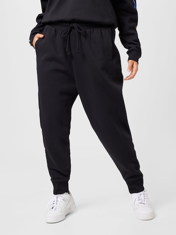 ADIDAS SPORTSWEAR Tapered Sports trousers 'All Szn Fleece ' in Black: front