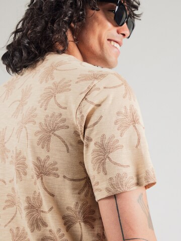 T-Shirt 'ONSMALDINI' Only & Sons en beige
