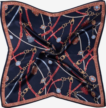 MayTree Scarf 'Modern Life' in Blue: front