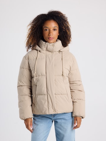 America Today Winterjas in Beige: voorkant