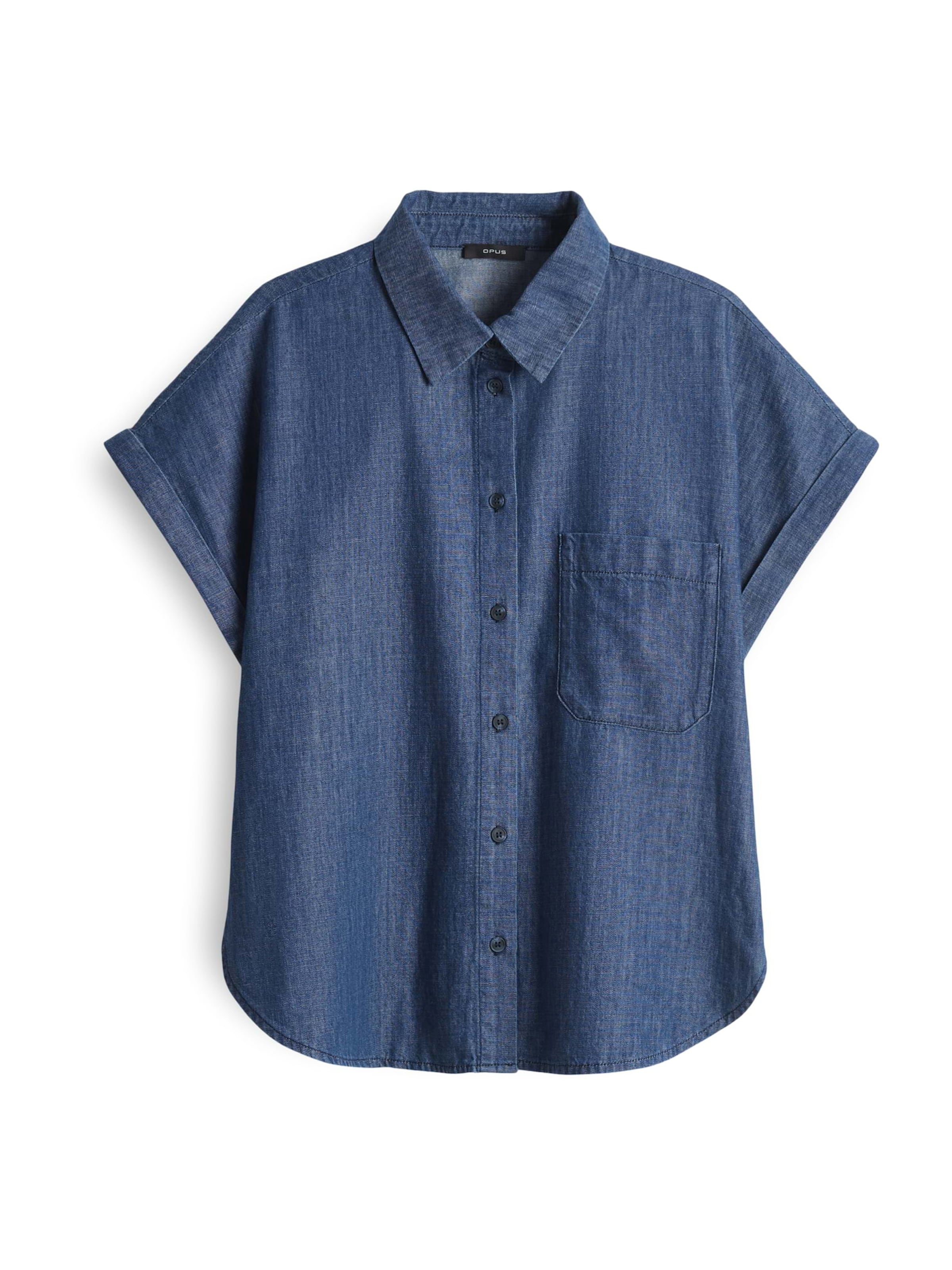 OPUS Blouse 'Folmes' in Blauw: voorkant