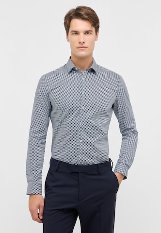 ETERNA Slim fit Business Shirt in Blue: front