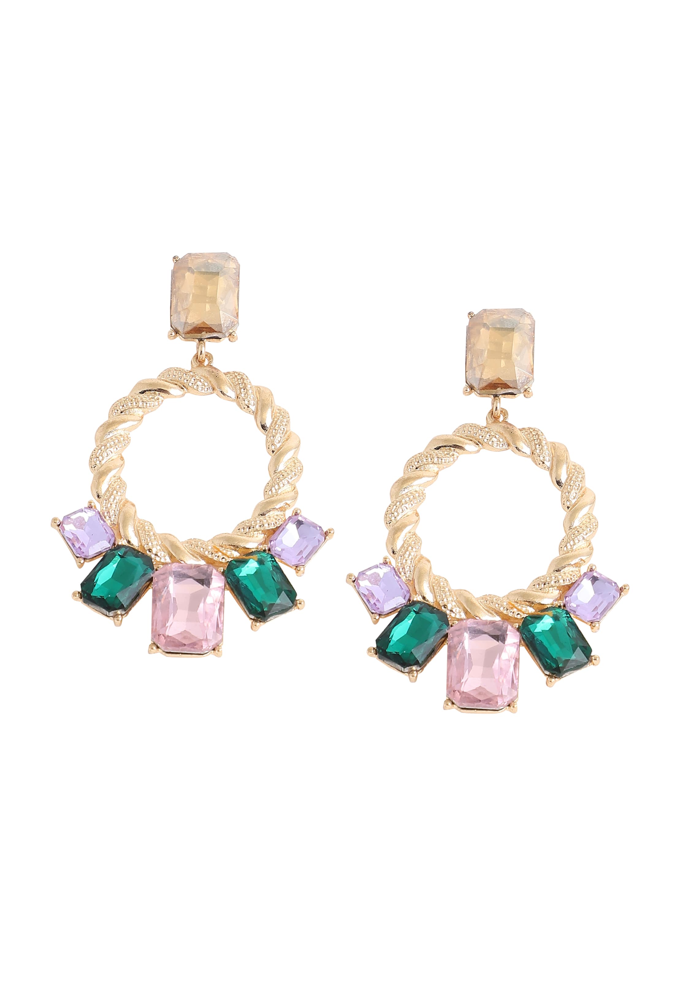 SOHI Fülbevalók 'Kacie' - arany: elől