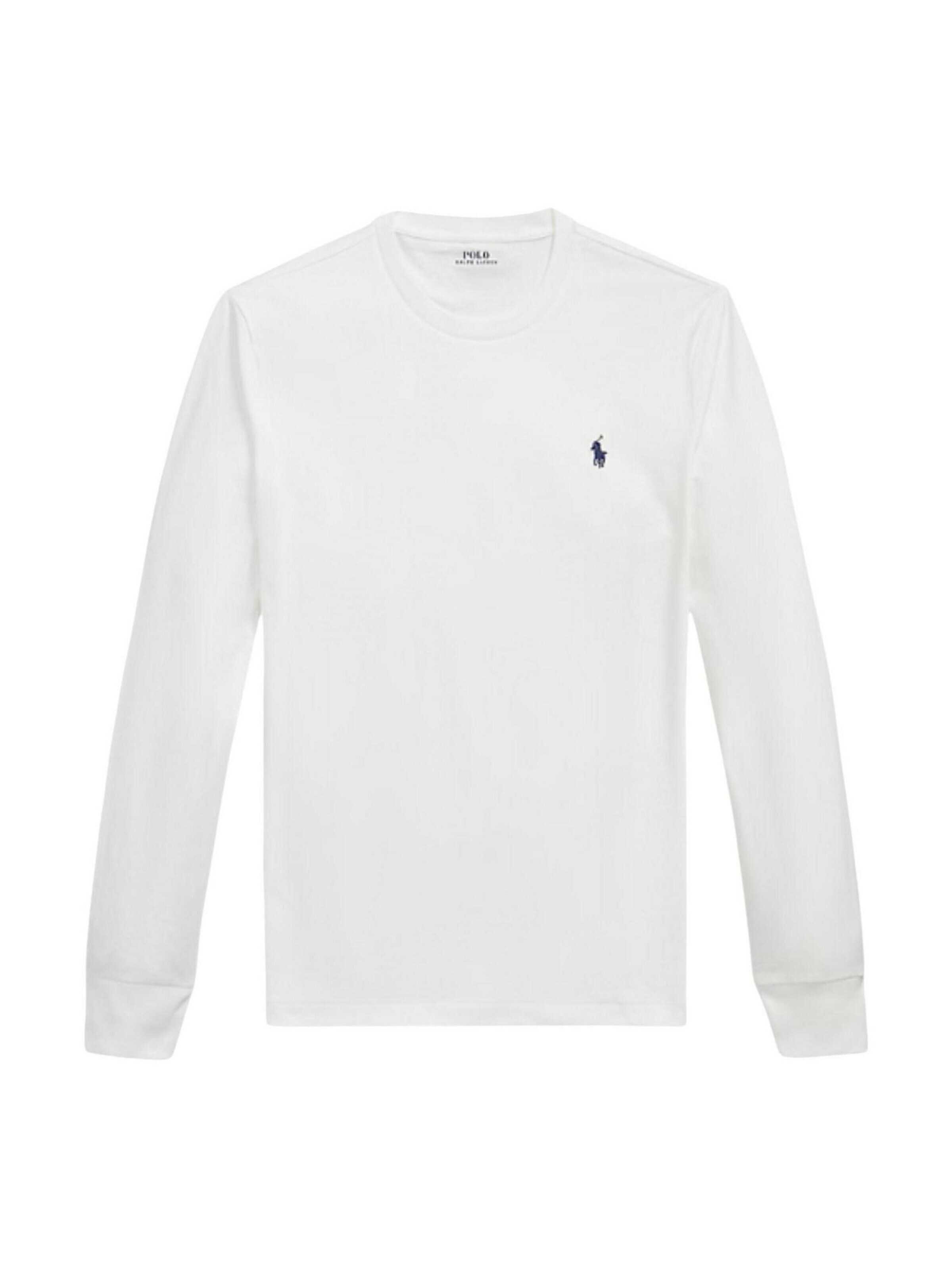 Maglietta 'L/S CREW-SLEEP-TOP 714844759004' di Ralph Lauren in bianco: frontale
