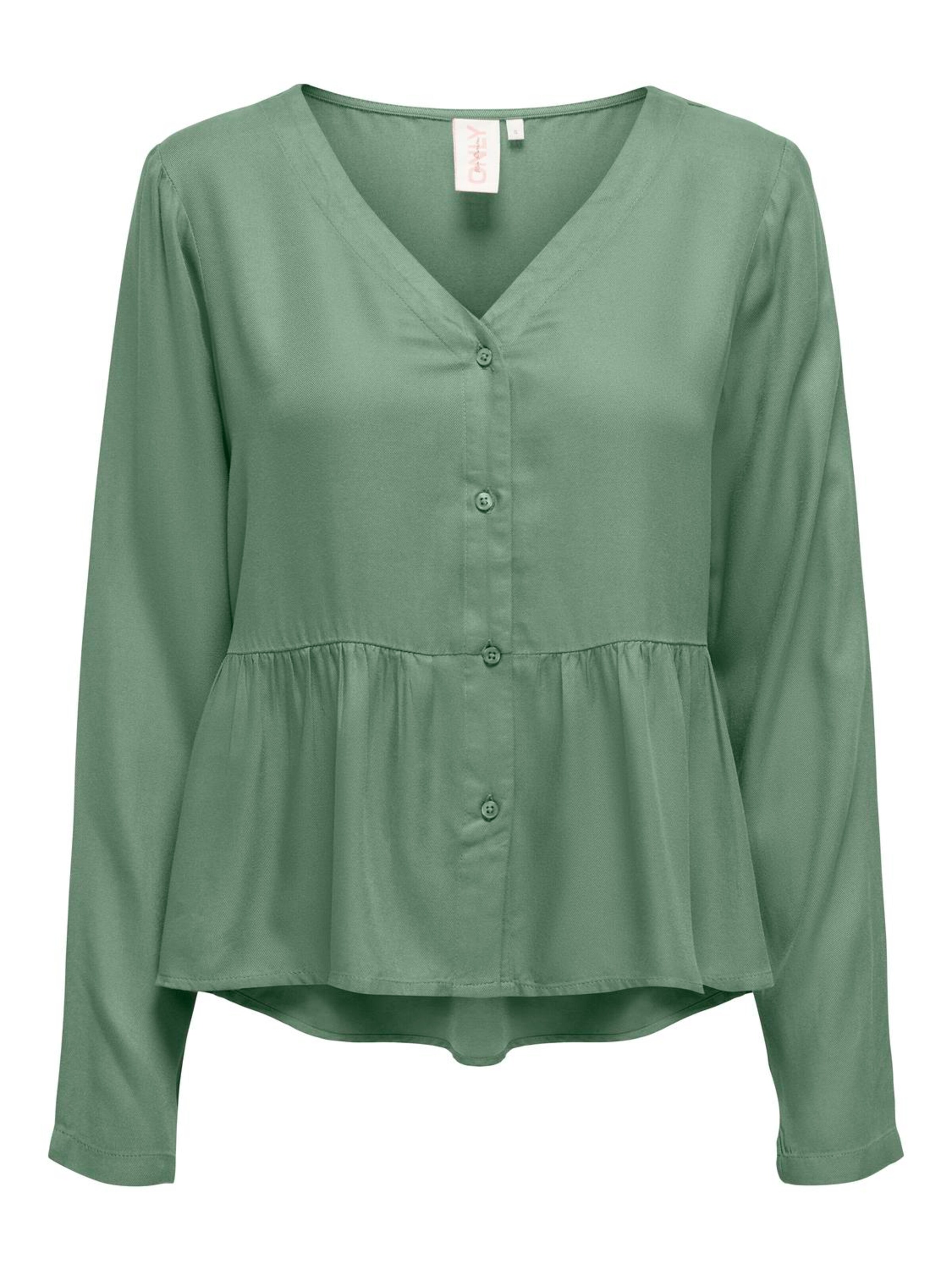 Chemisier ONLY en vert : devant
