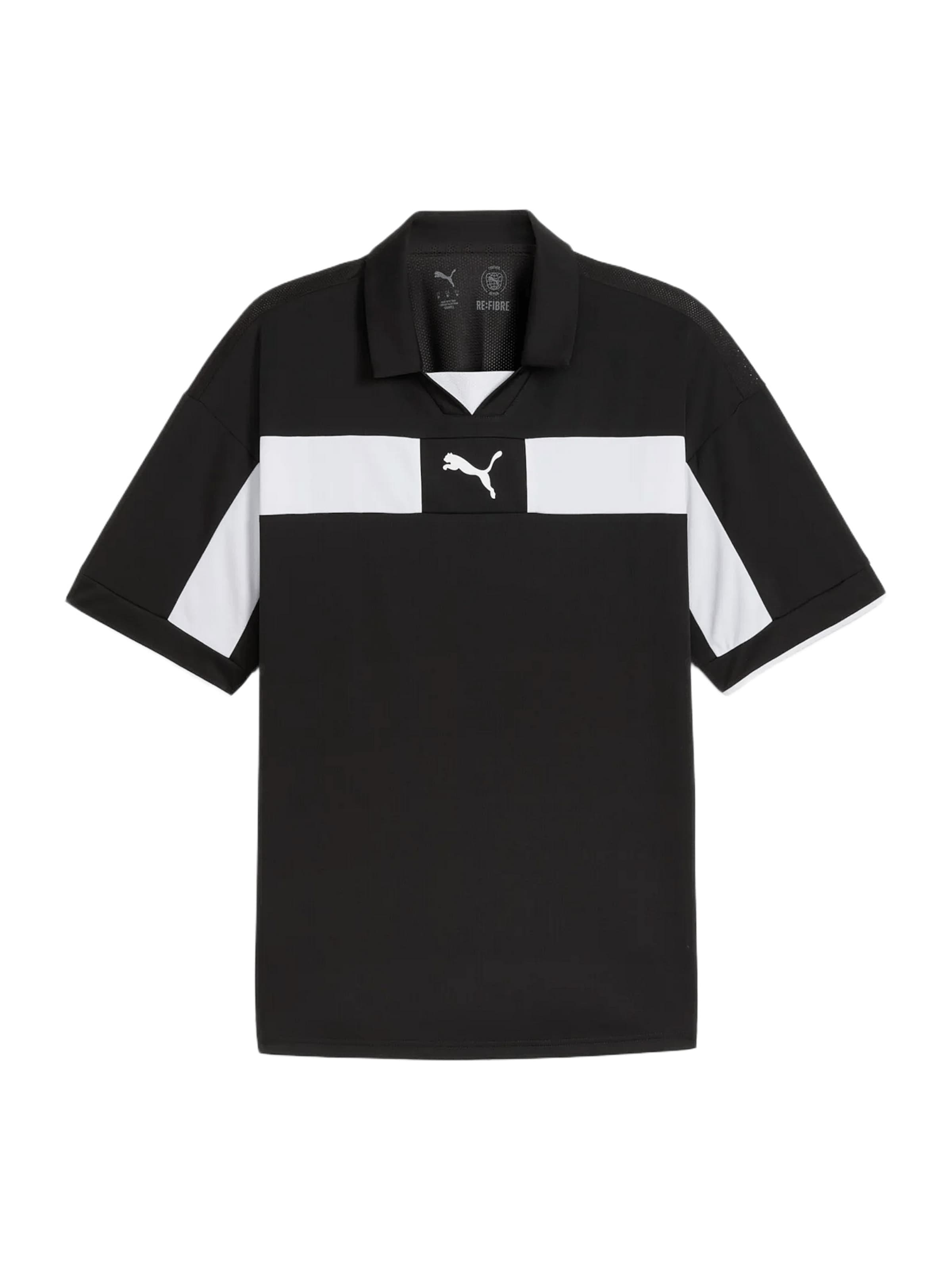 PUMA Funkcionalna majica 'TeamClassic' | črna barva: sprednja stran