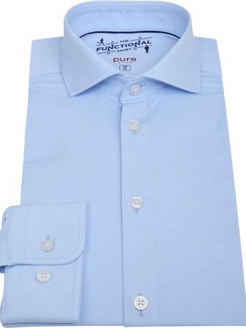 PURE Slim fit Button Up Shirt in Blue
