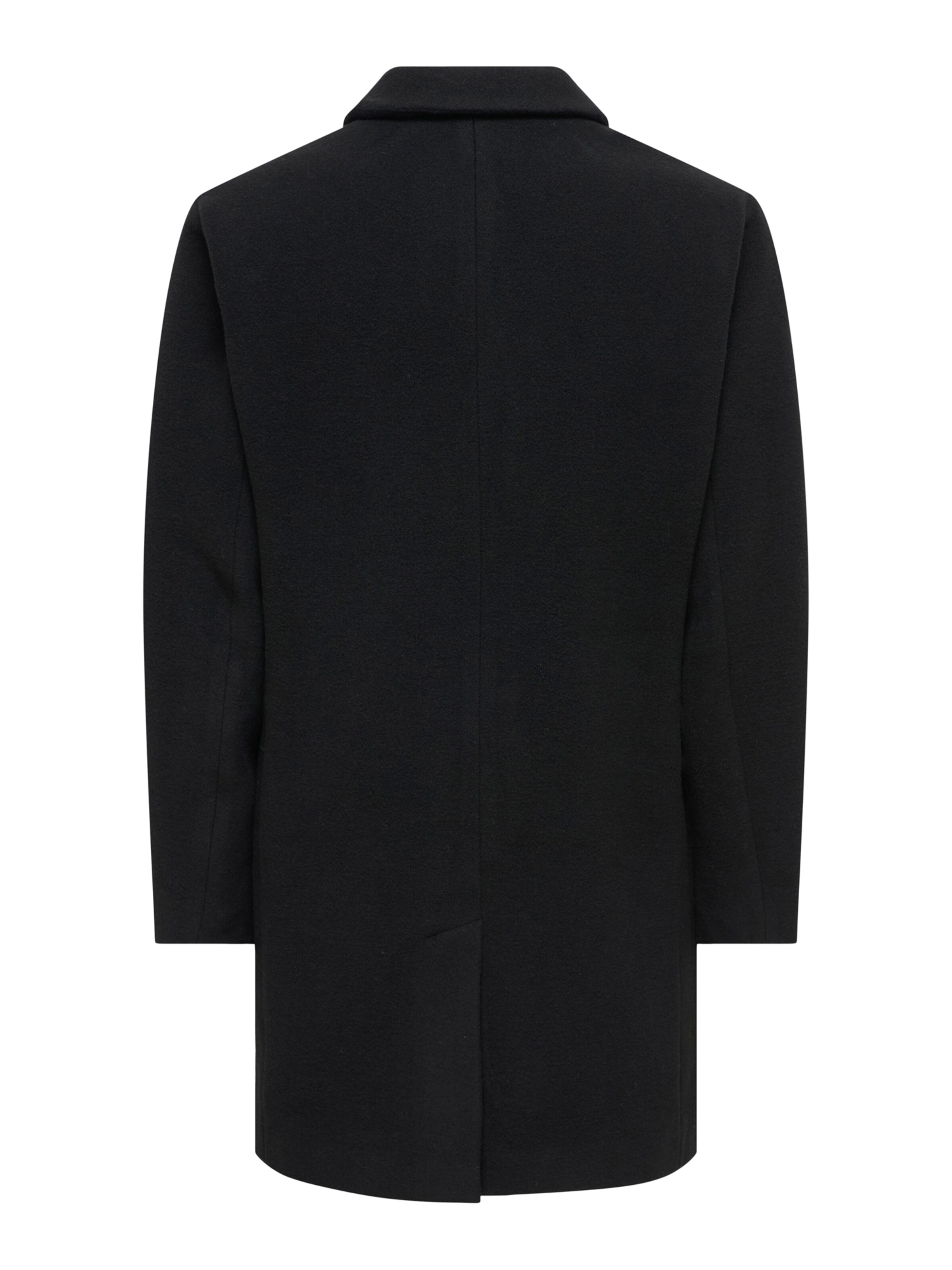 Only & Sons Between-Seasons Coat in Black