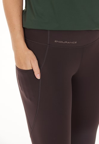 ENDURANCEregular Sportske hlače 'Tather' - siva boja