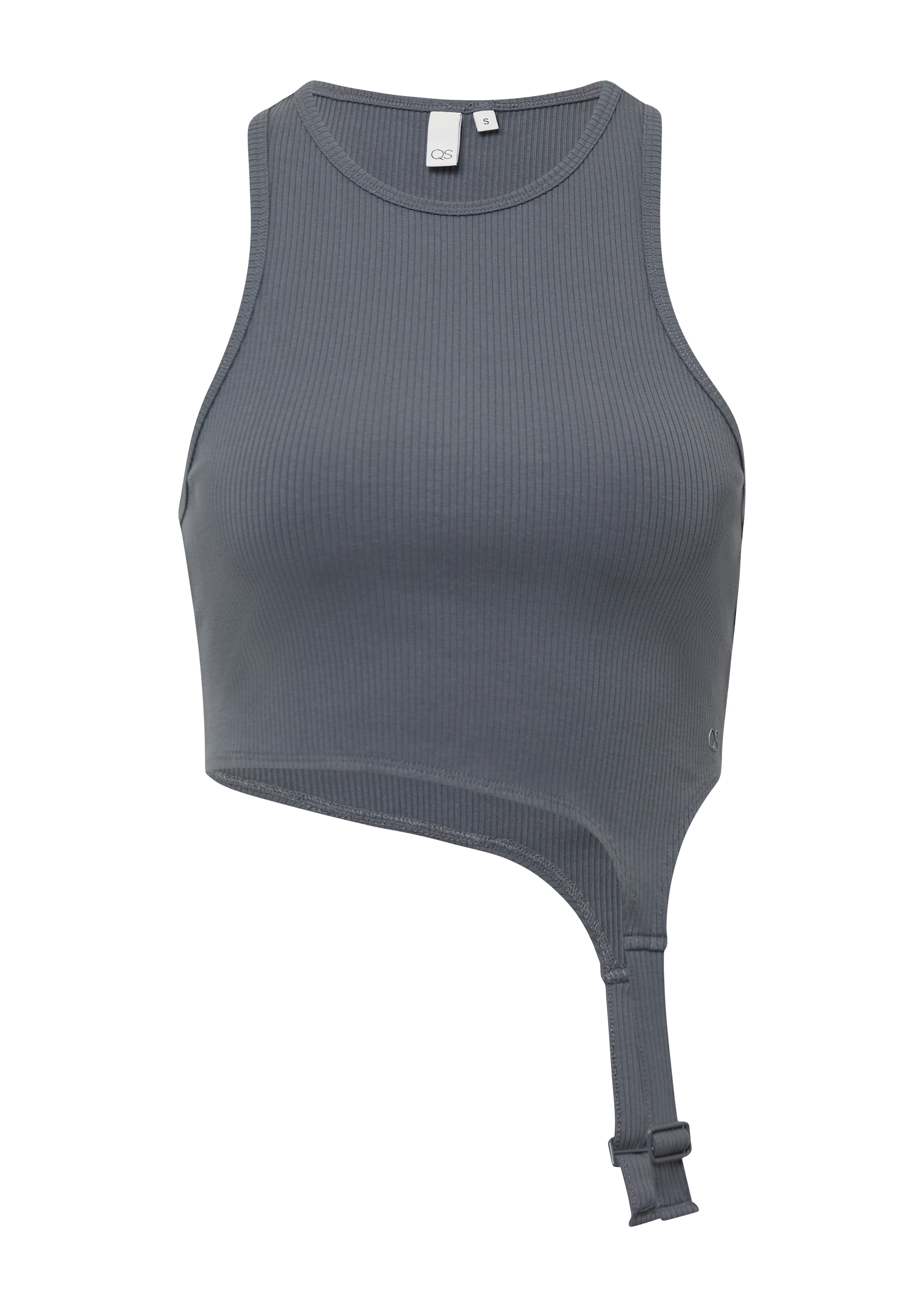 QS Top in Grau: Vorderseite