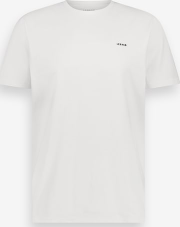 T-Shirt 'Parker Crew Neck HD print' LEBASQ en blanc : devant